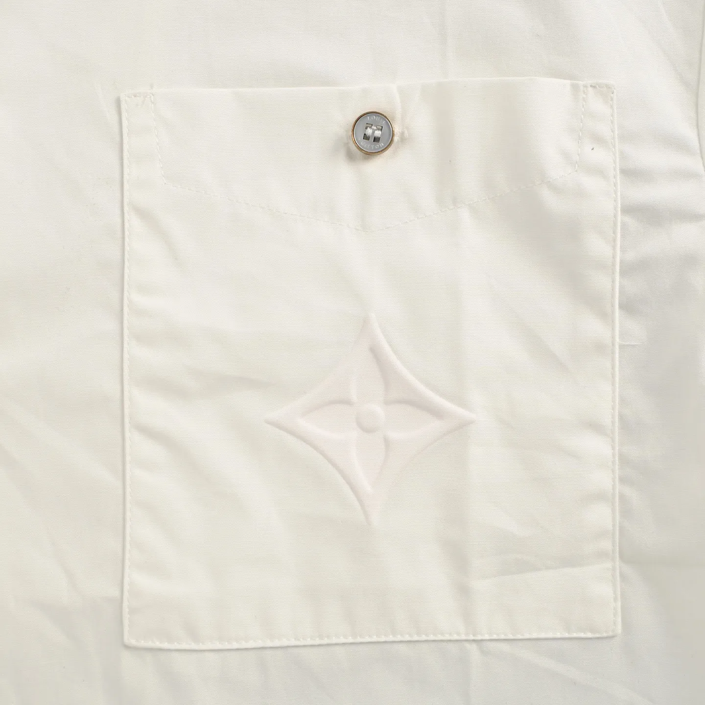 Louis Vuitton/Louis Vuitton 25ss pocket embossed short-sleeved shirt